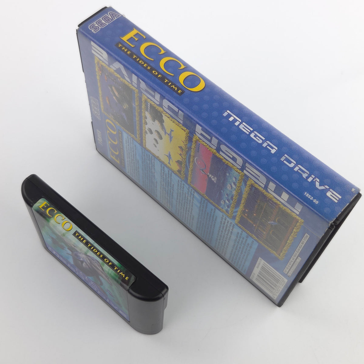 Mega Drive Spiel ECCO Tides of Time Modul Anleitung OVP