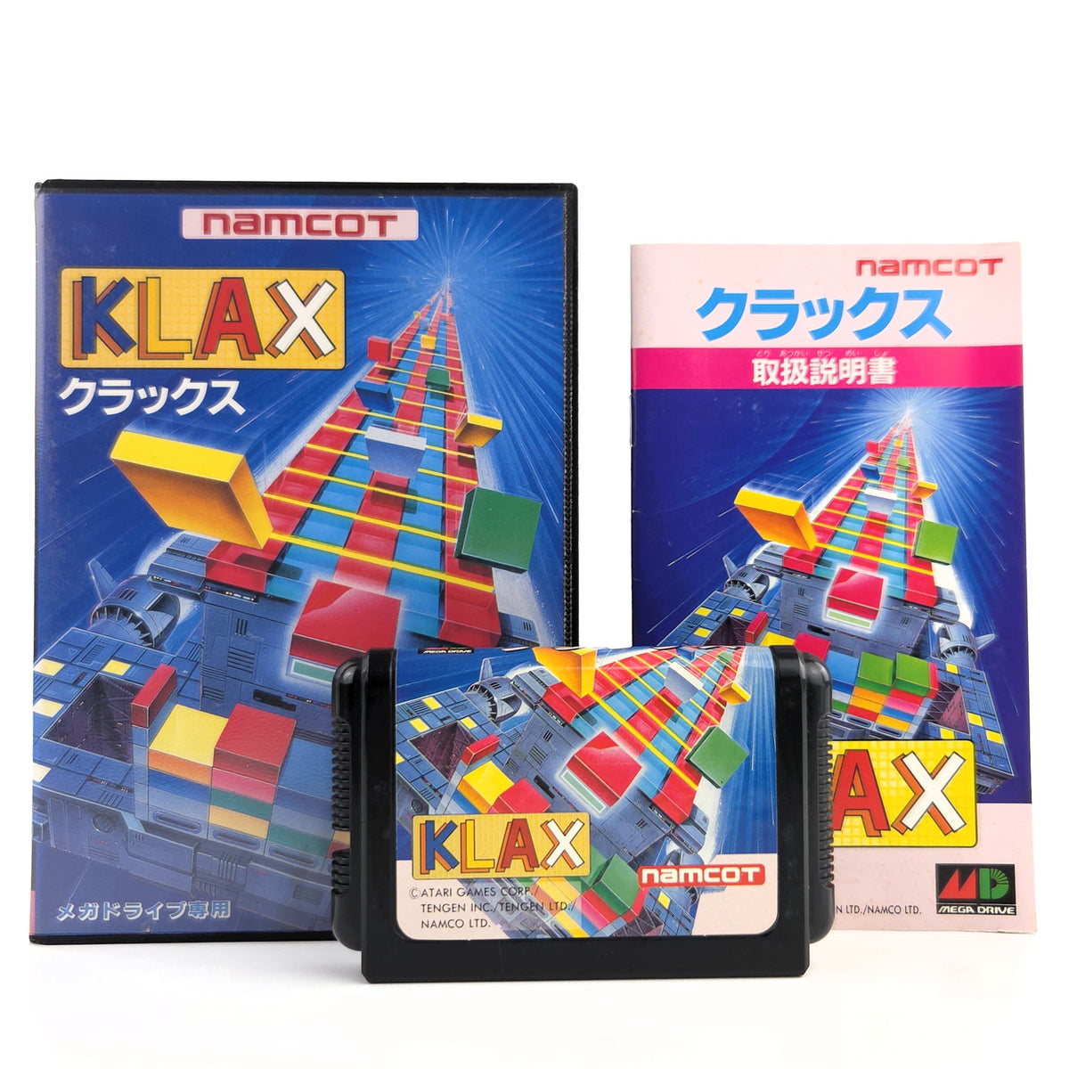Sega Mega Drive Spiel Klax OVP Japan