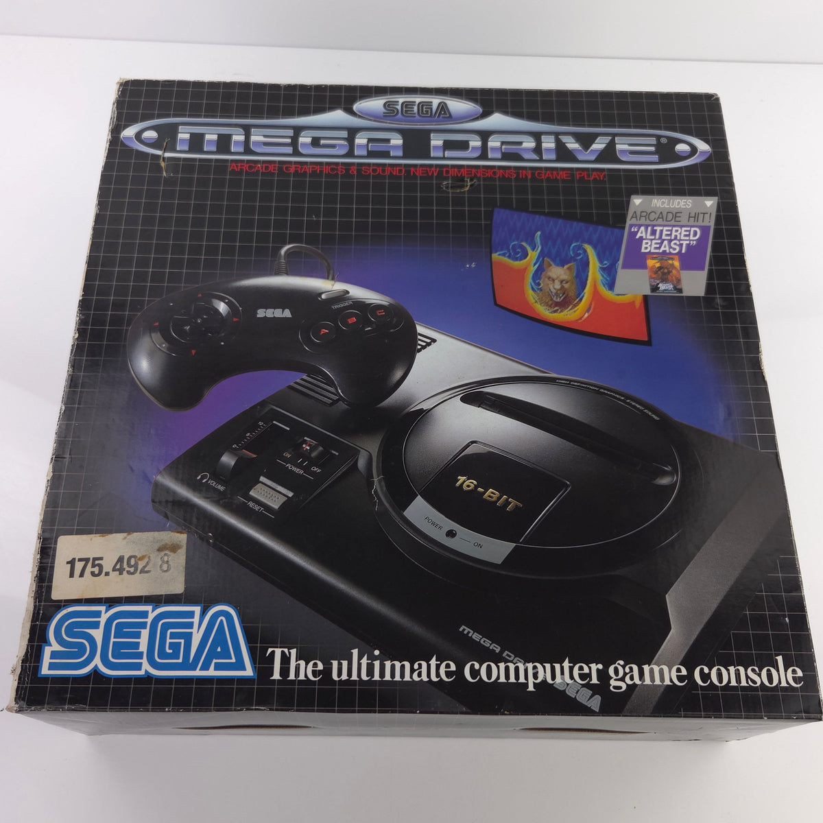 Sega Mega Drive Konsole MD I Altered Beast Bundle OVP PAL