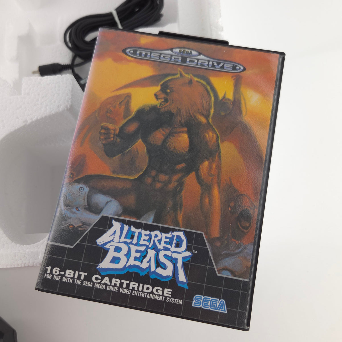 Sega Mega Drive Konsole MD I Altered Beast Bundle OVP PAL