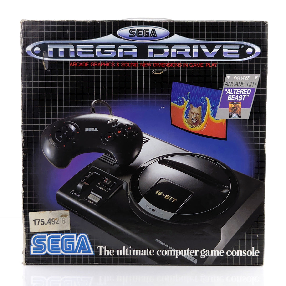 Sega Mega Drive Konsole MD I Altered Beast Bundle OVP PAL
