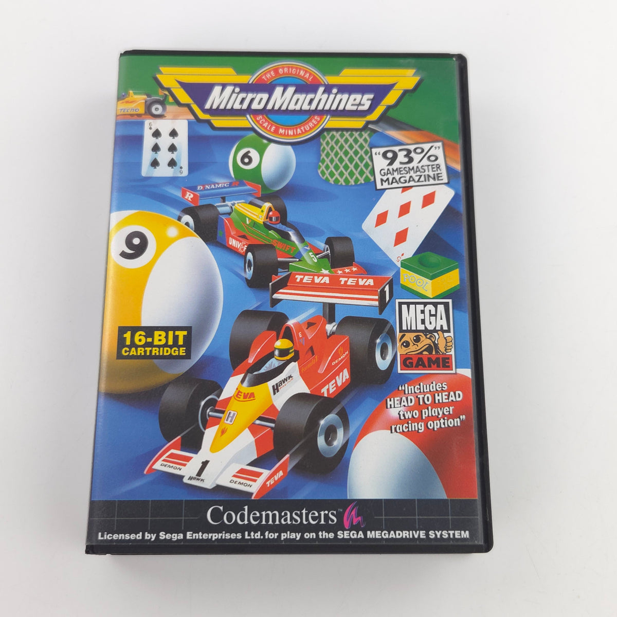 Mega Drive Spiel Micro Machines OVP PAL Codemasters