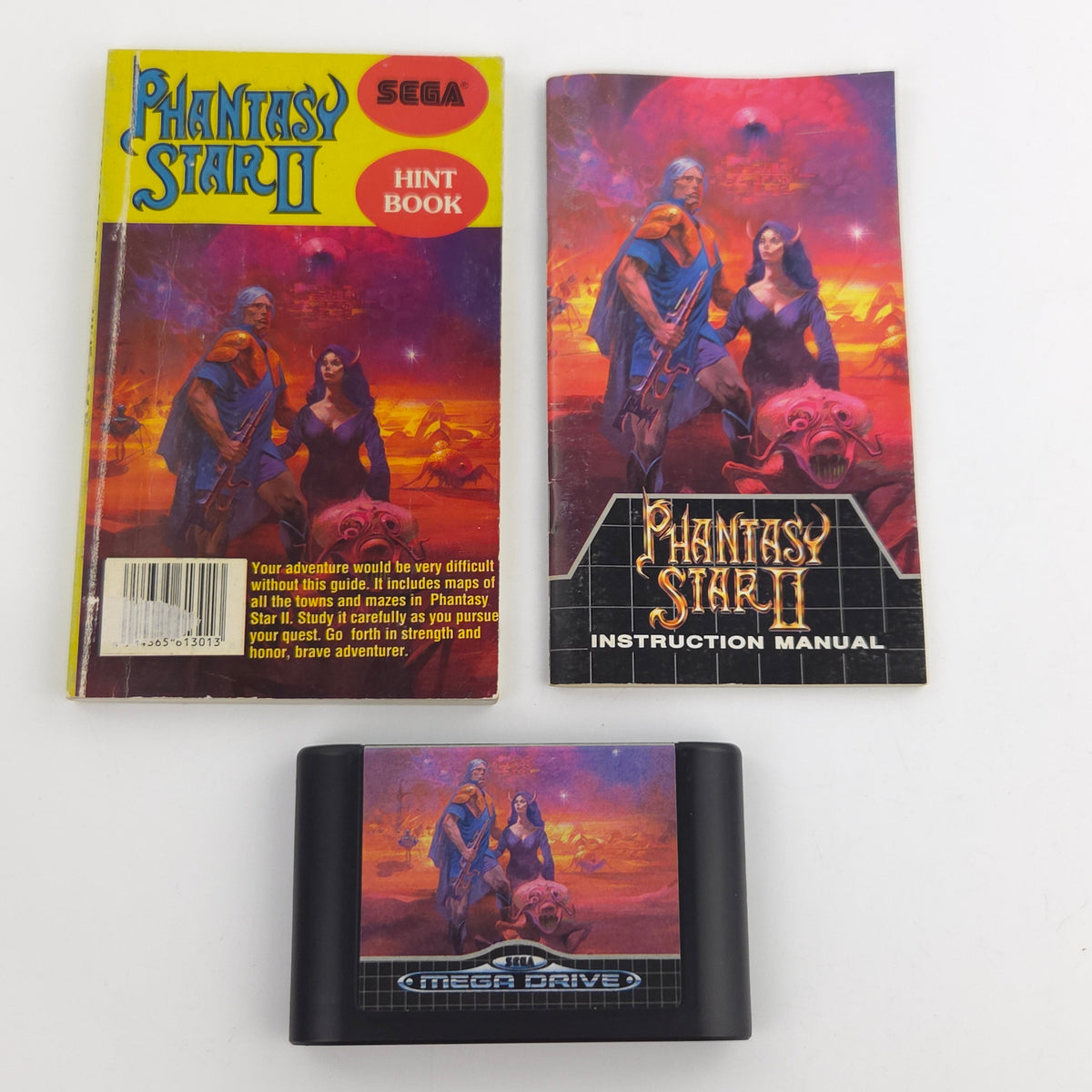 Mega Drive Spiel Phantasy Star II Hint Book OVP PAL