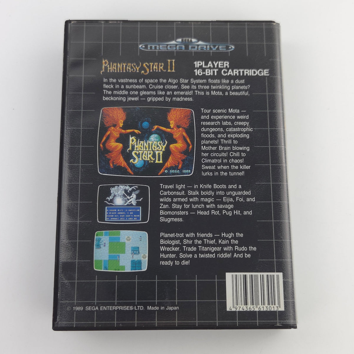 Mega Drive Spiel Phantasy Star II Hint Book OVP PAL