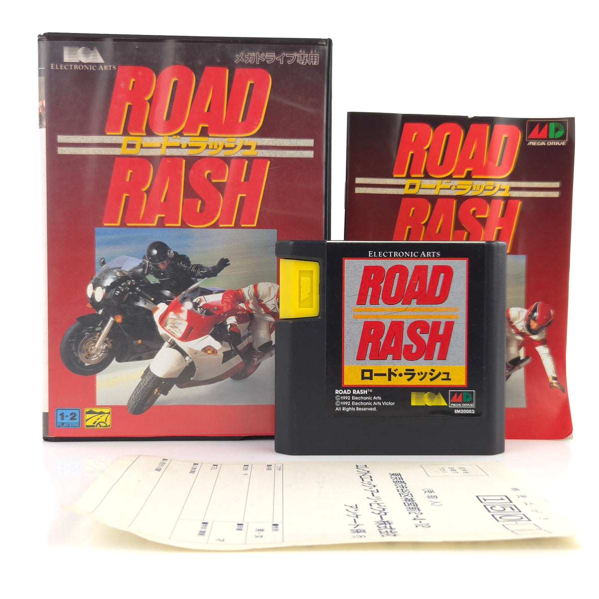 Sega Mega Drive Spiel Road Rash MD 16-BIT NTSC-J OVP JP