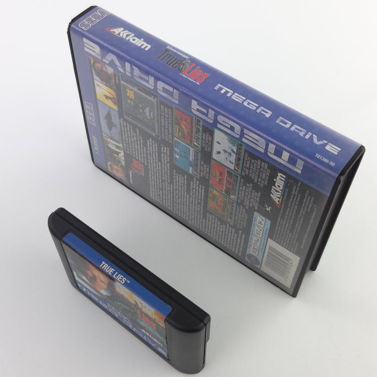 Mega Drive Spiel True Lies Modul OVP PAL EUR Gut