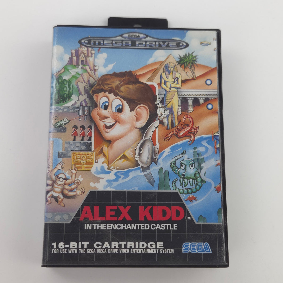 Mega Drive Spiel Alex Kidd Enchanted Castle MD OVP PAL