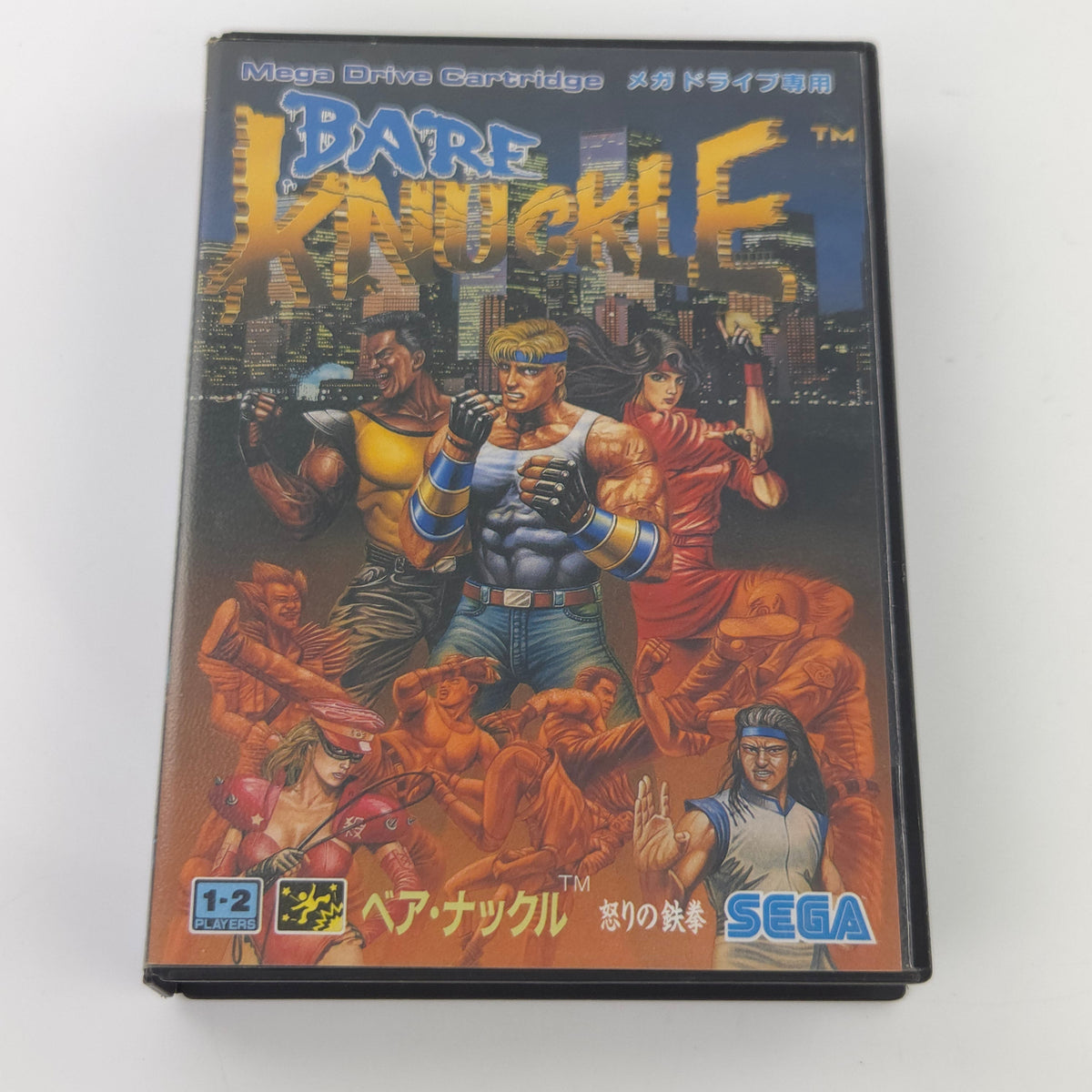 Mega Drive Spiel Bare Knuckle MD Japan NTSC J OVP