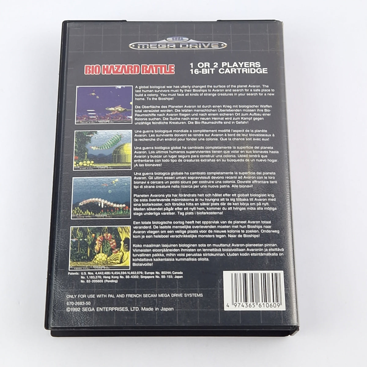 Sega Mega Drive Spiel – Bio Hazard Battle OVP PAL