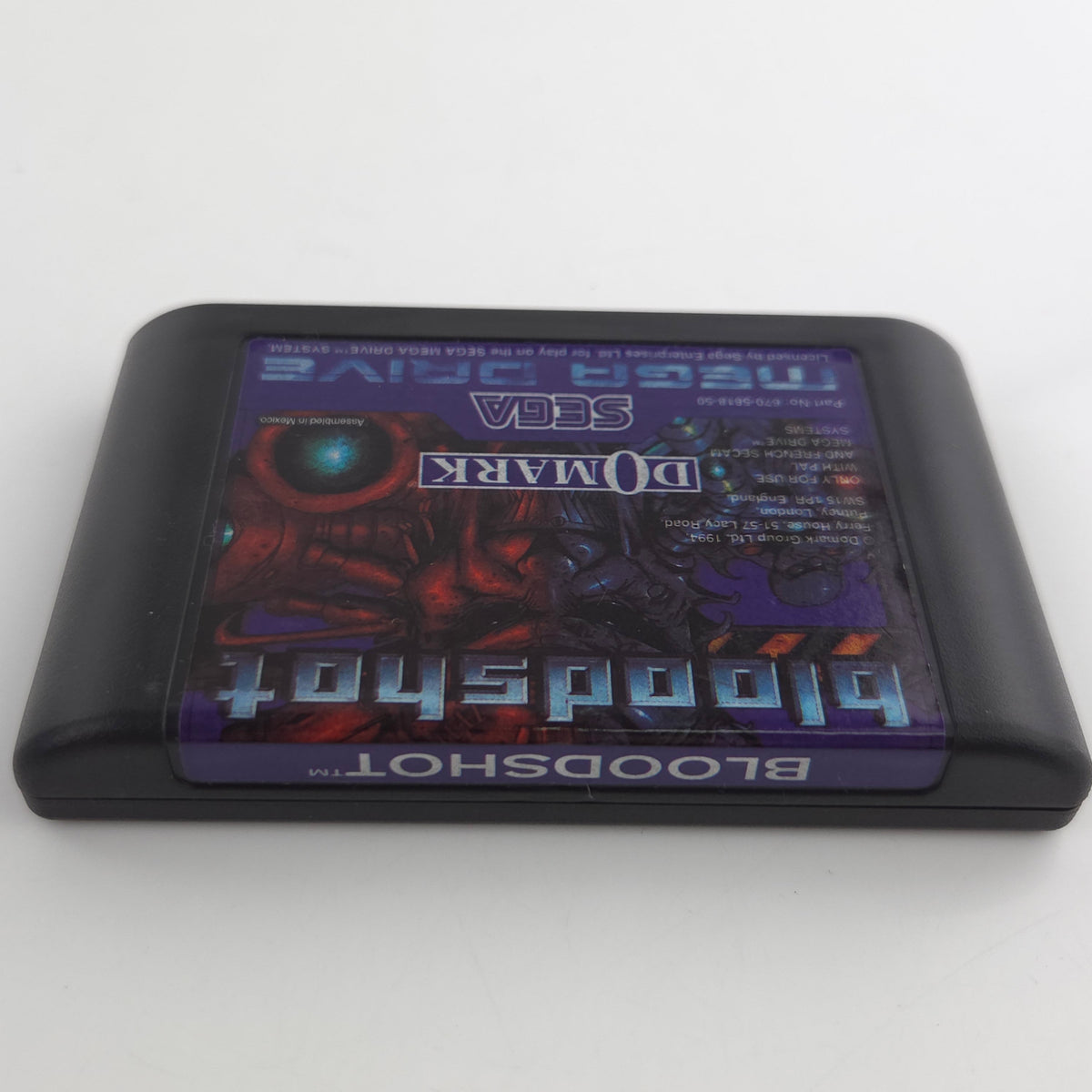 Sega Mega Drive Spiel Bloodshot MD OVP CIB PAL Domark