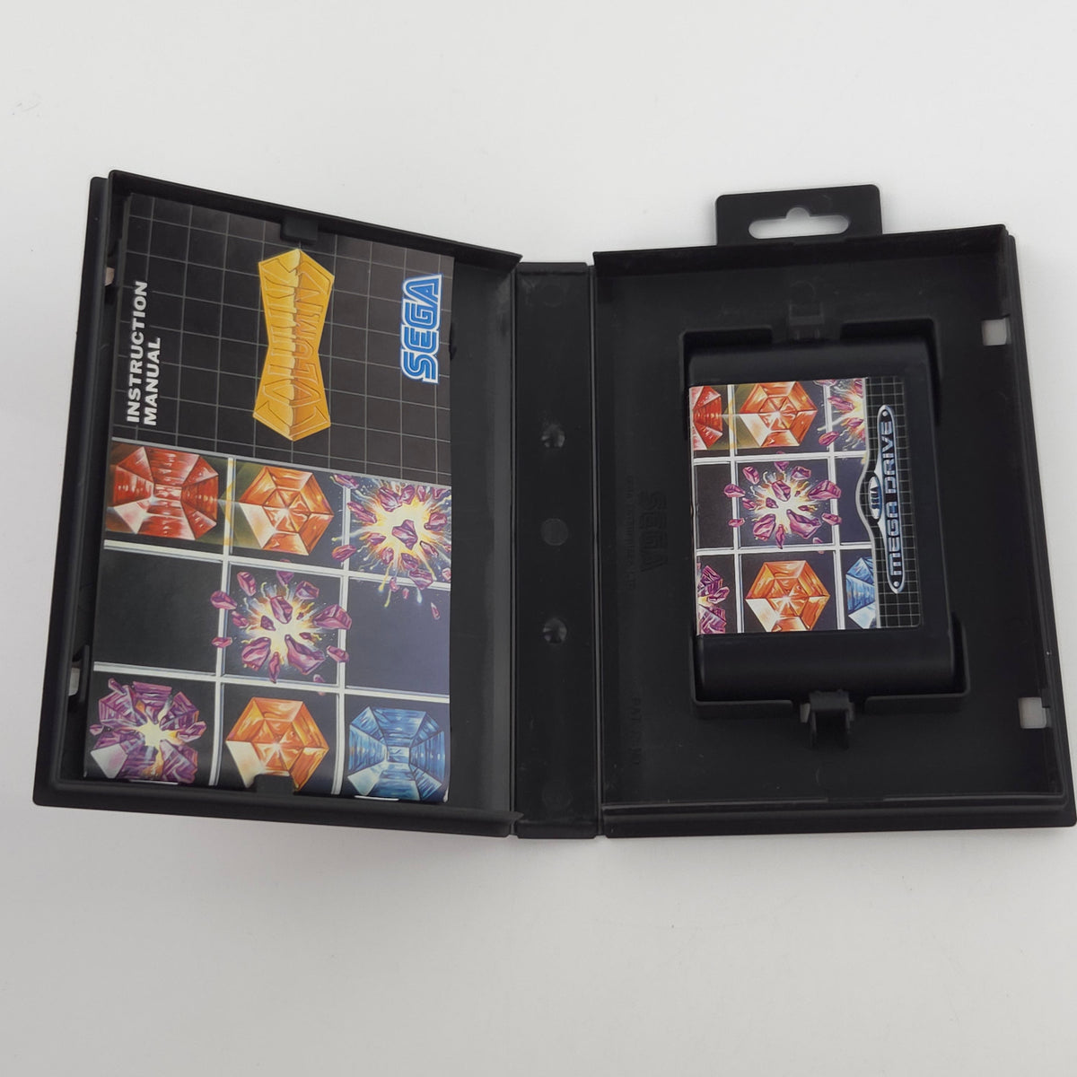 Sega Mega Drive Spiel: Columns - 16-Bit Cartridge Modul Anleitung OVP (PAL EUR)