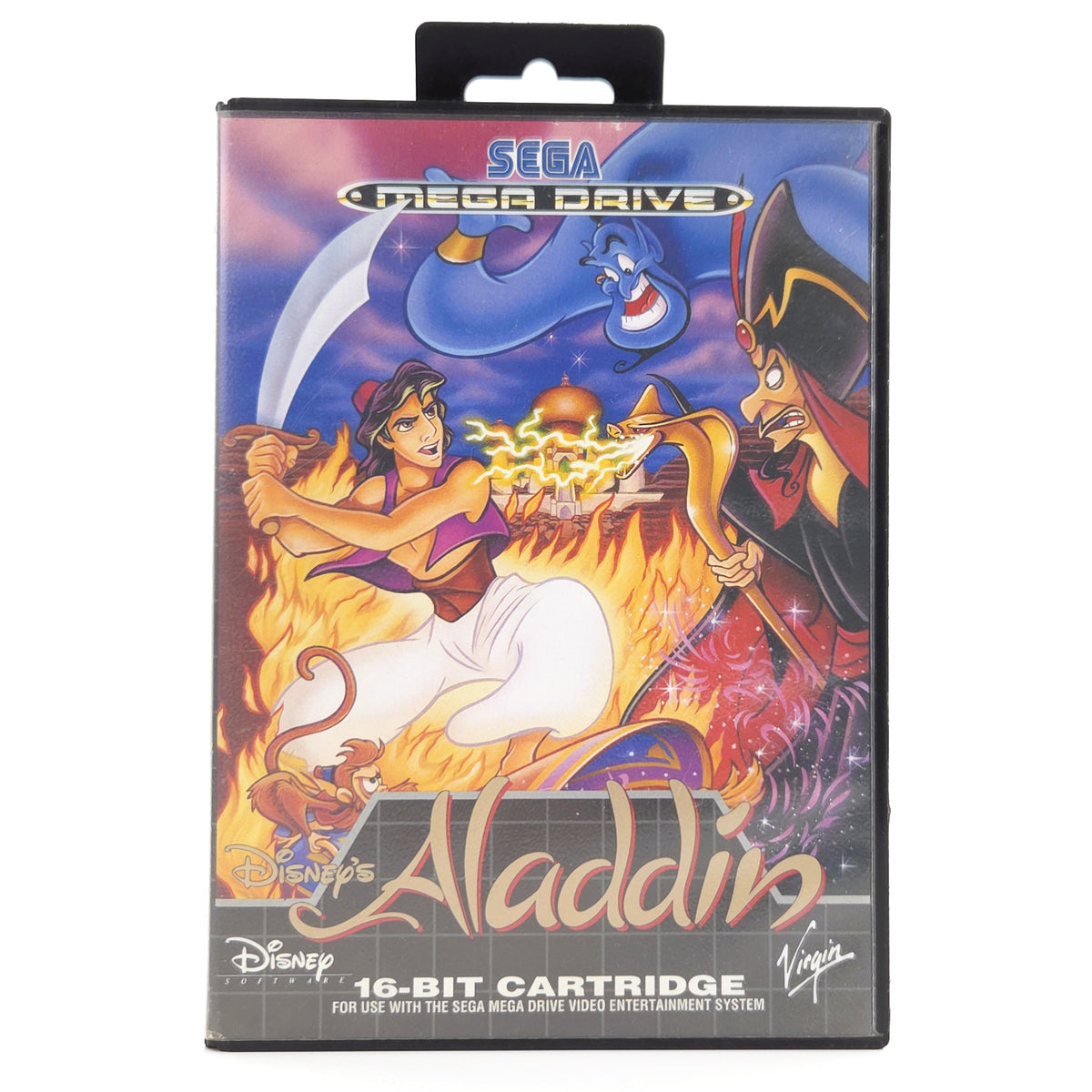 Sega Mega Drive Spiel Disneys Aladdin Modul OVP PAL