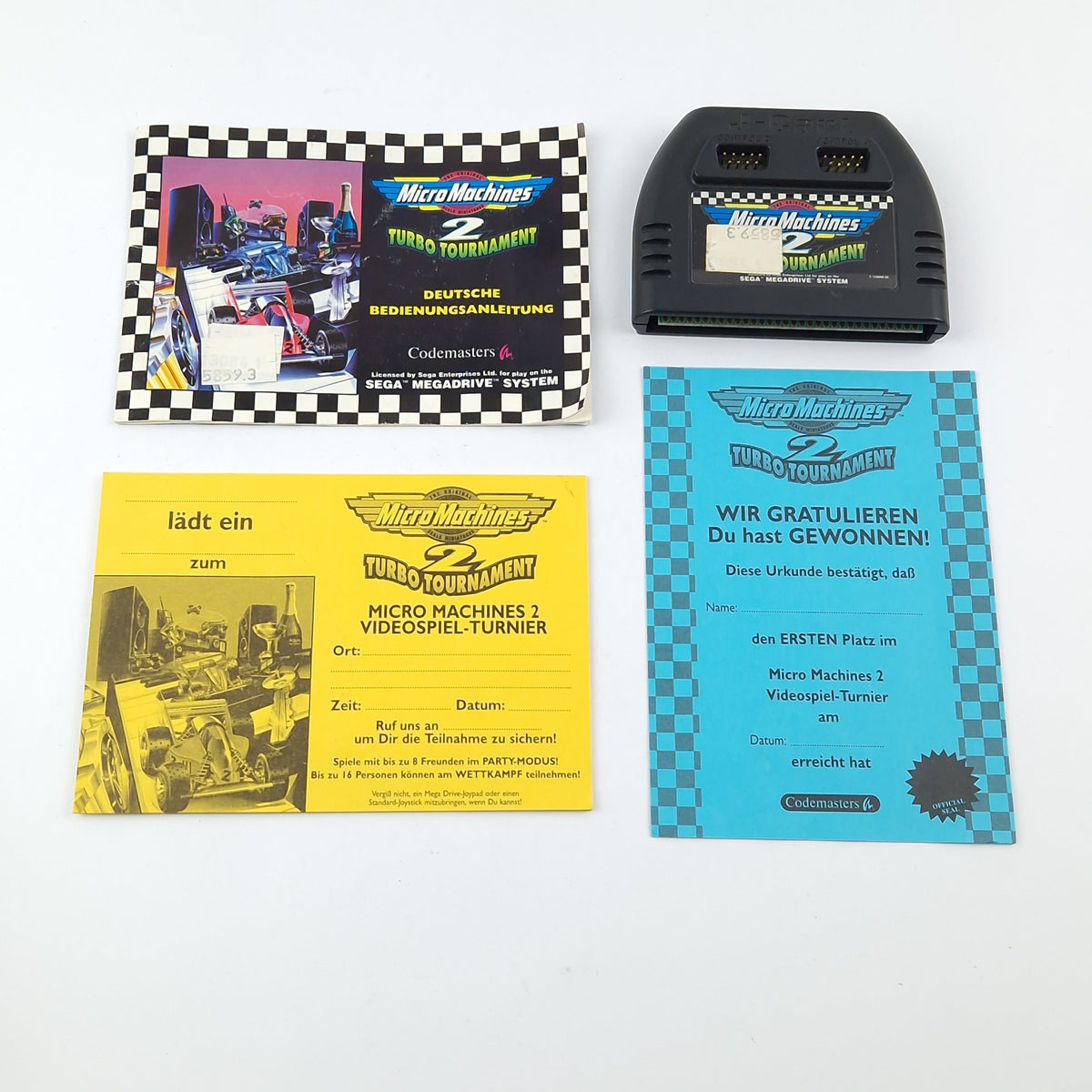 Sega Mega Drive Spiel – Micro Machines 2 Turbo (PAL OVP)