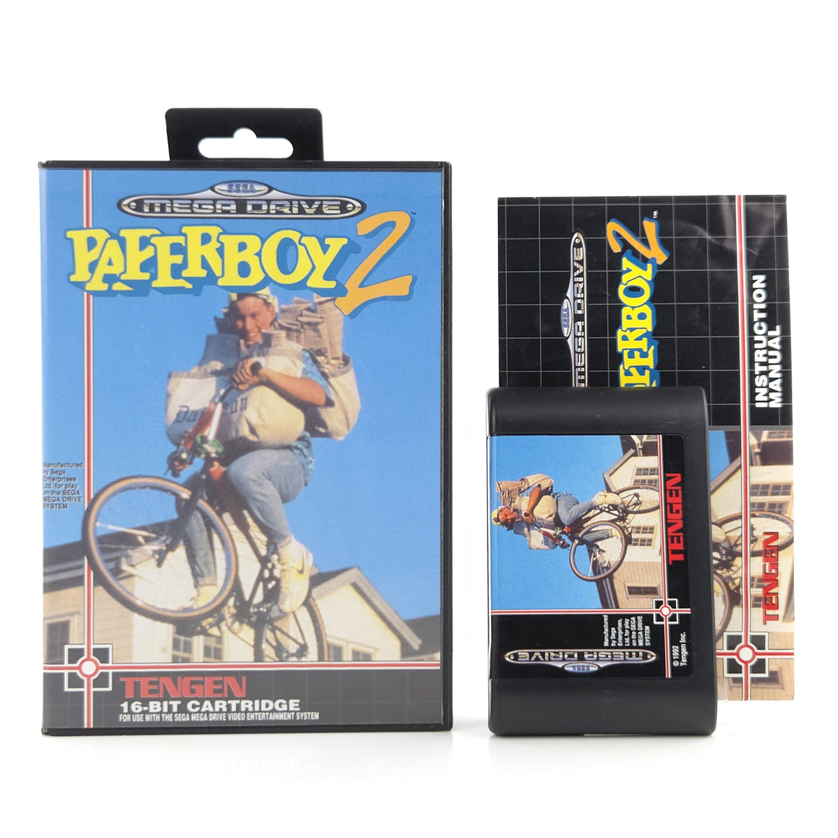 Sega Mega Drive Spiel Paperboy 2 MD OVP CIB PAL Tengen