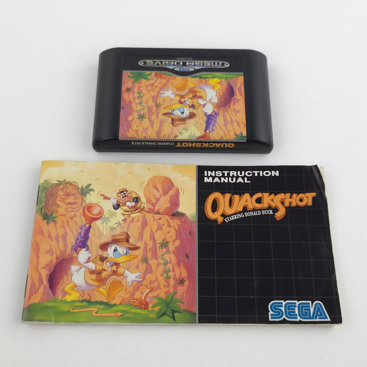 Sega Mega Drive Spiel Quackshot Donald Duck MD OVP PAL