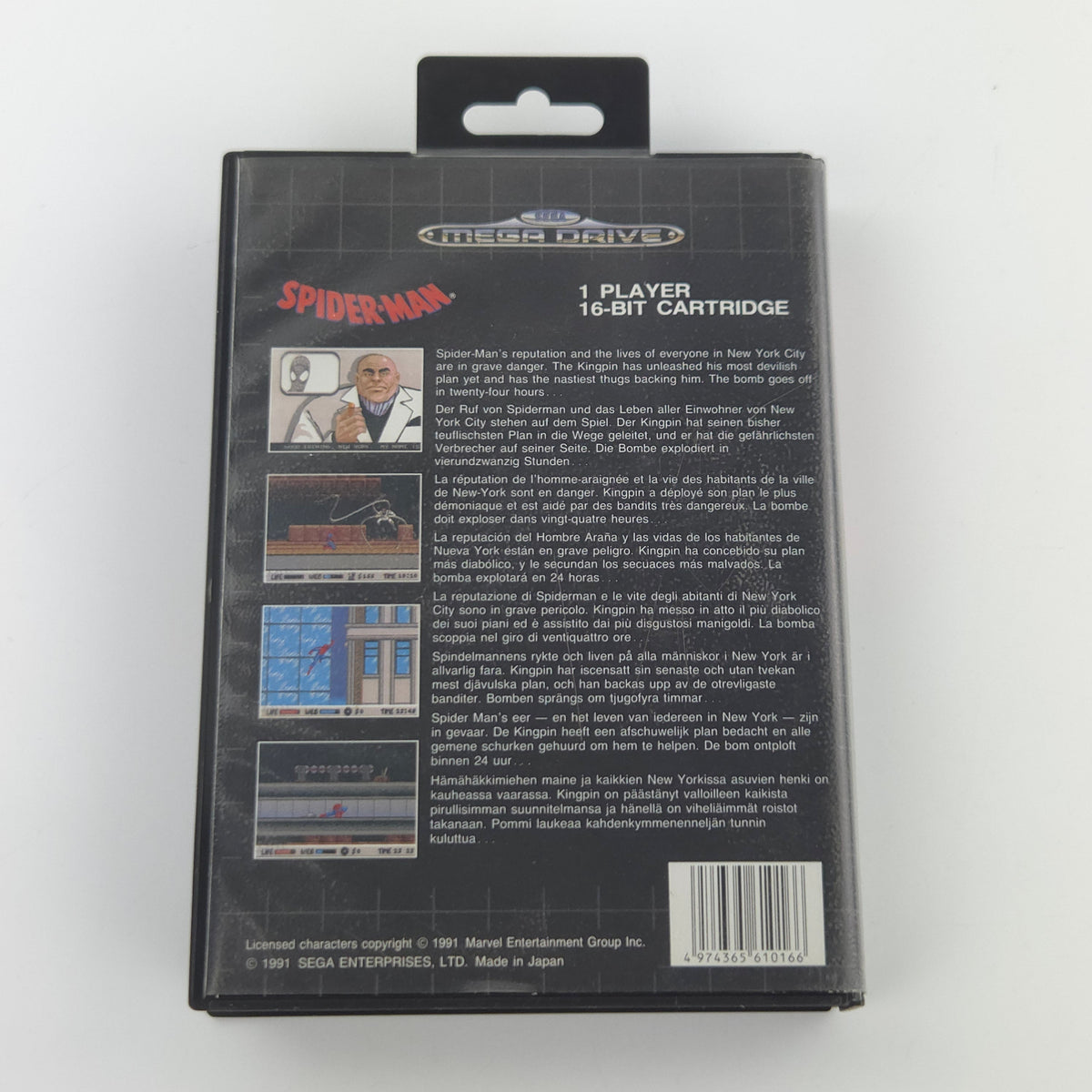 Sega Mega Drive Spiel Spider-Man OVP PAL EUR