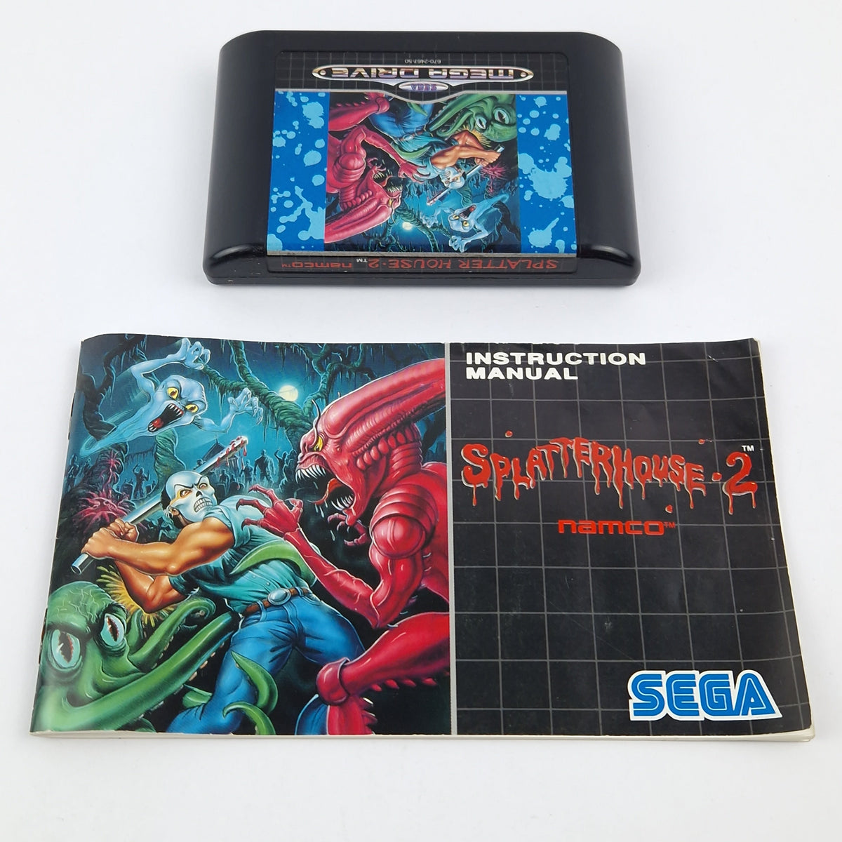 Sega Mega Drive Spiel – Splatterhouse 2 OVP PAL CIB