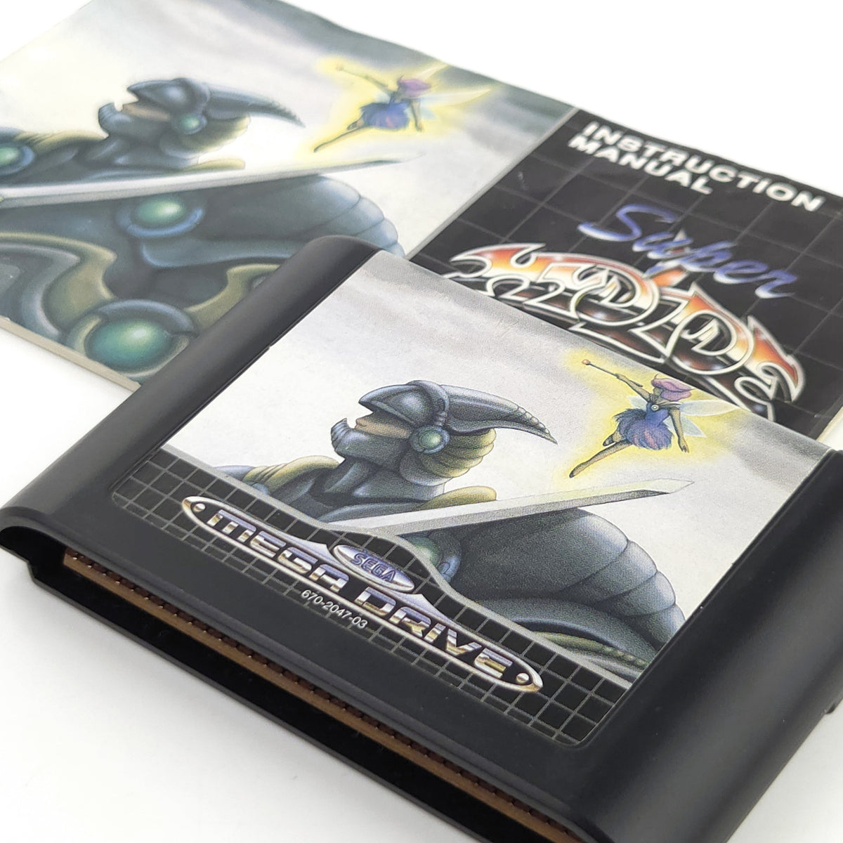 Sega Mega Drive Spiel: Super Hydlide - MD Cartridge und Anleitung (PAL EUR)