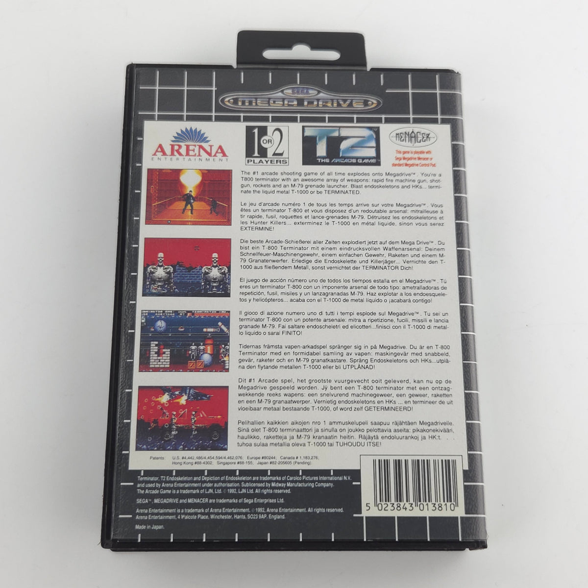 Sega Mega Drive Spiel T2 Terminator Arcade MD OVP PAL