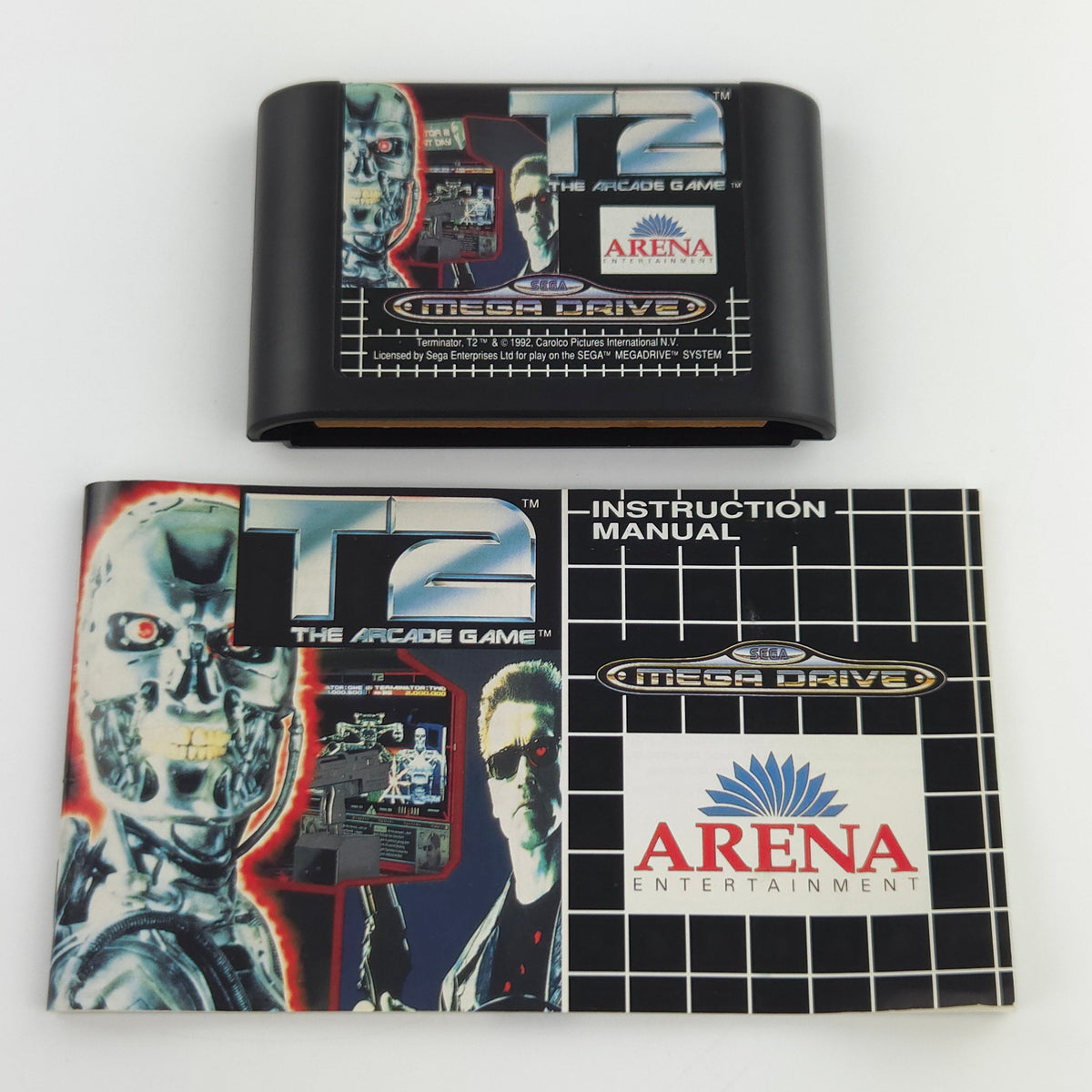 Sega Mega Drive Spiel T2 Terminator OVP PAL