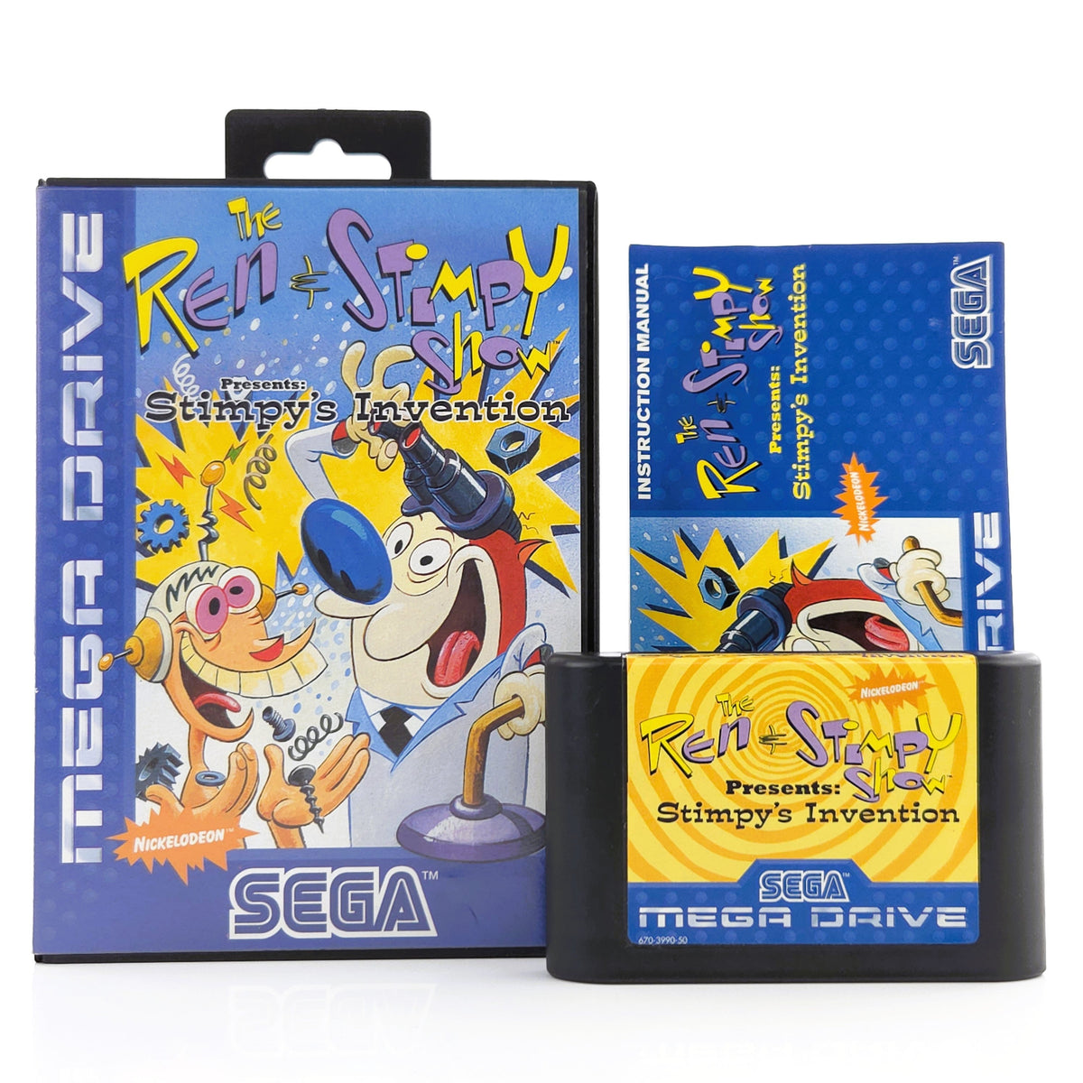 Sega Mega Drive Spiel The Ren & Stimpy Show MD OVP PAL