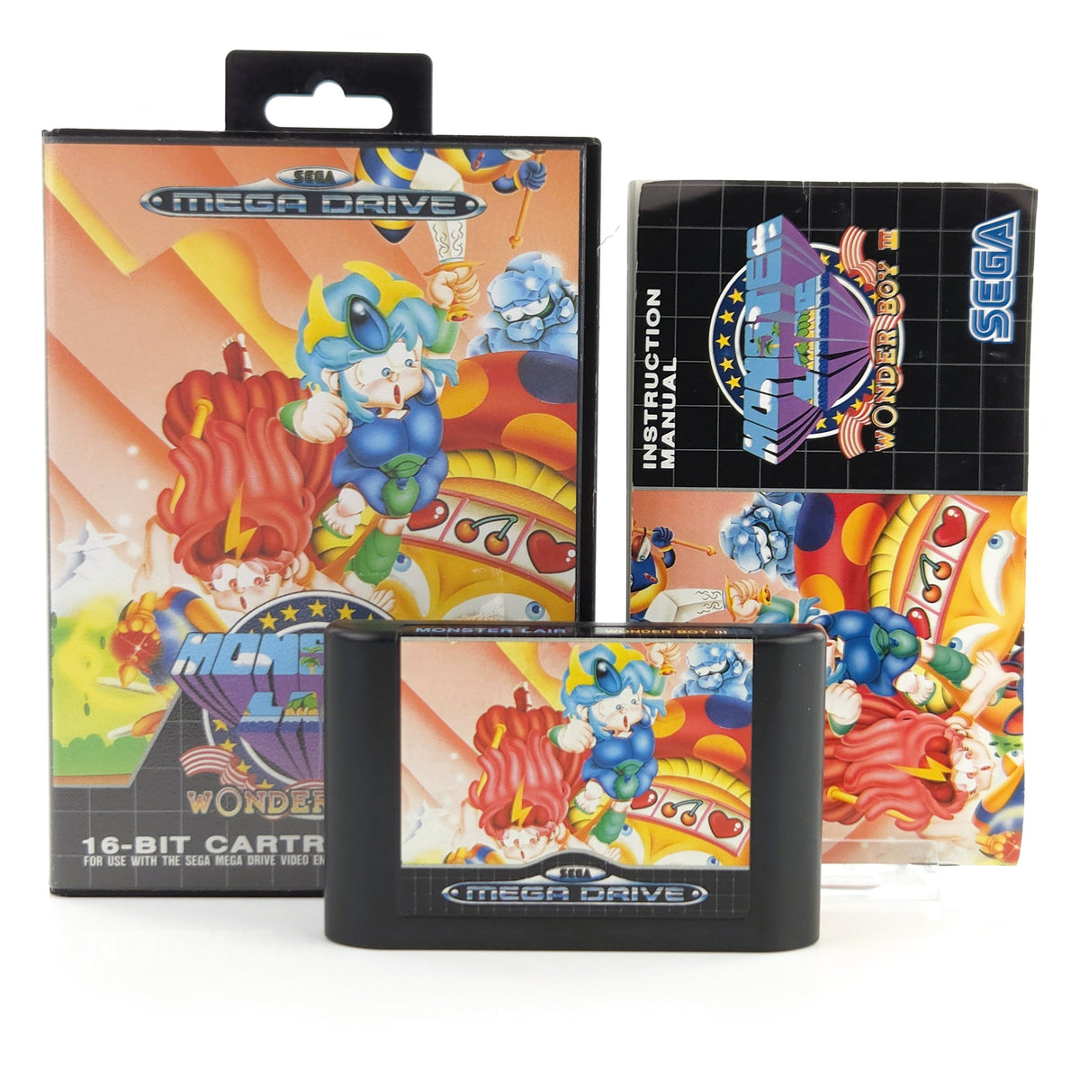 Sega Mega Drive Spiel Wonder Boy III Monster Labyrinth OVP PAL