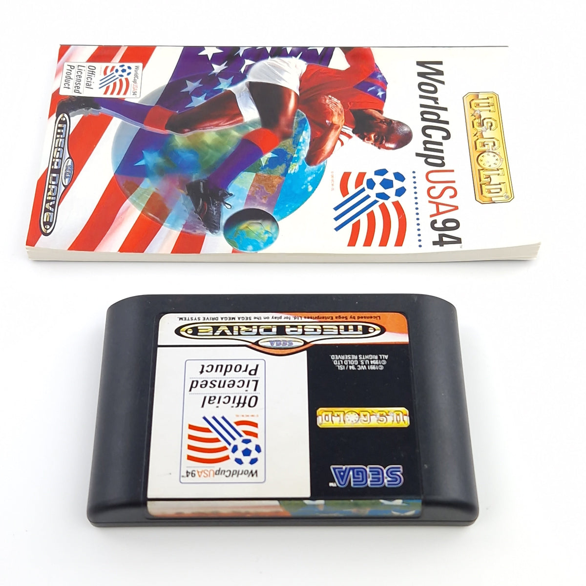 Sega Mega Drive Spiel – World Cup USA 94 (PAL Anleitung)