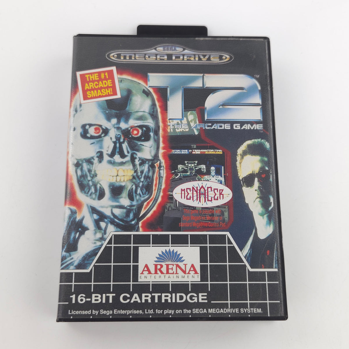 Sega Mega Drive Spiel T2 The Arcade Game Modul OVP PAL