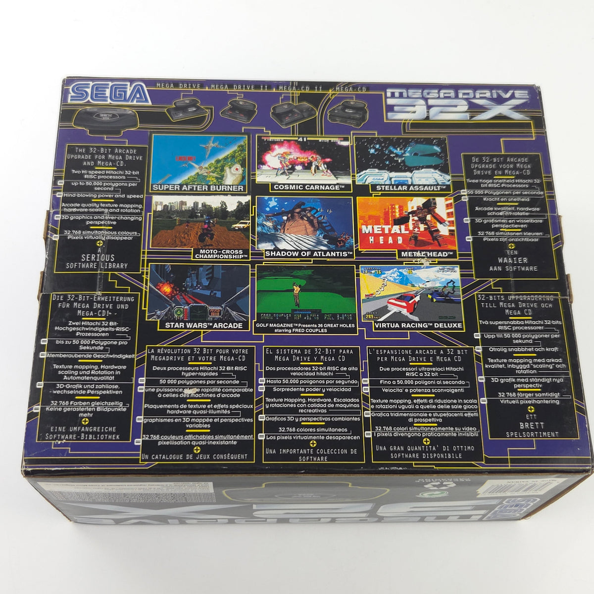 Sega Mega Drive Zubehör 32X Adapter OVP PAL EUR