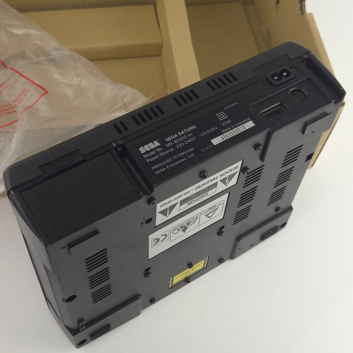 Sega Saturn Konsole OVP Controller Original Zubehör