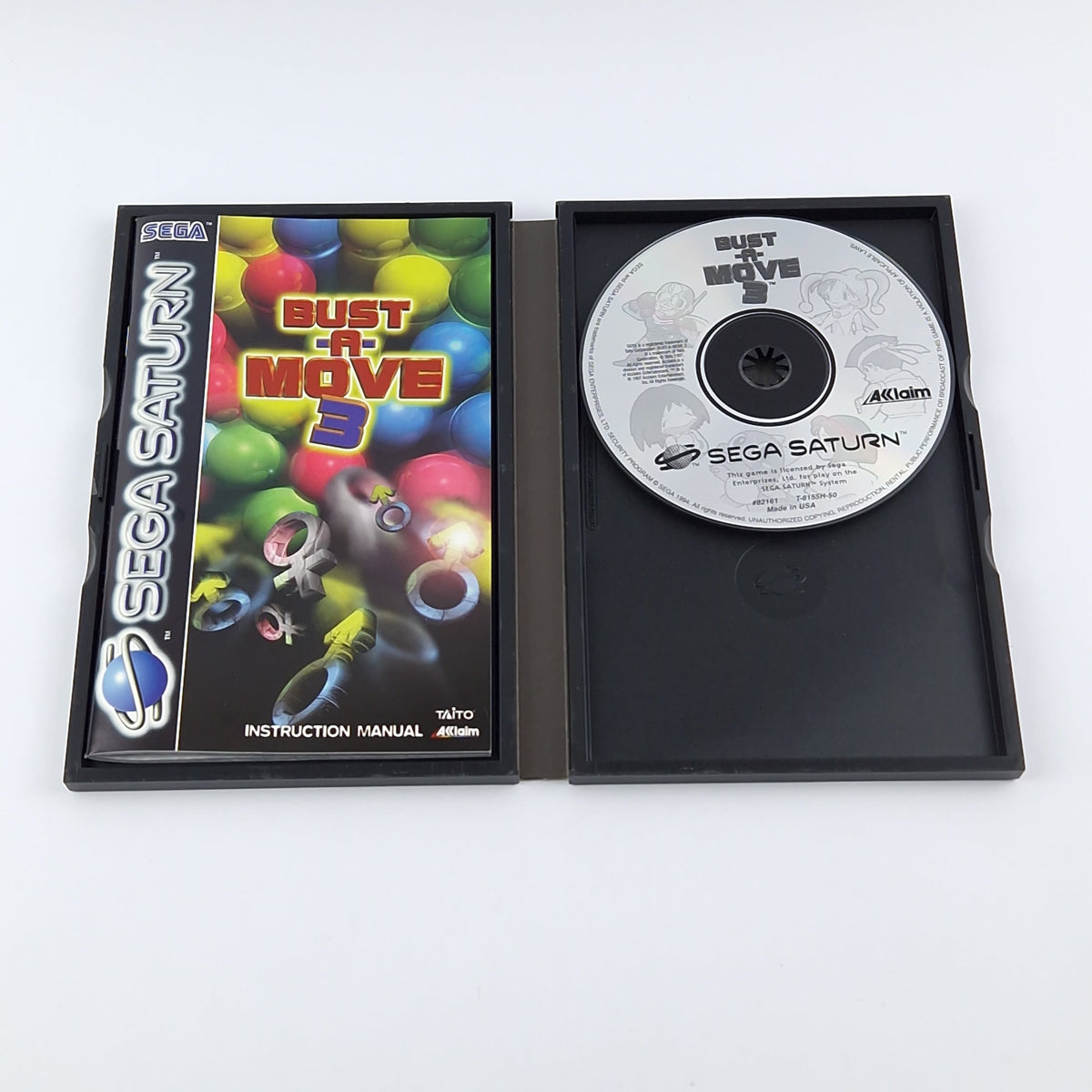 Sega Saturn Spiel – Bust-A-Move 3 OVP PAL
