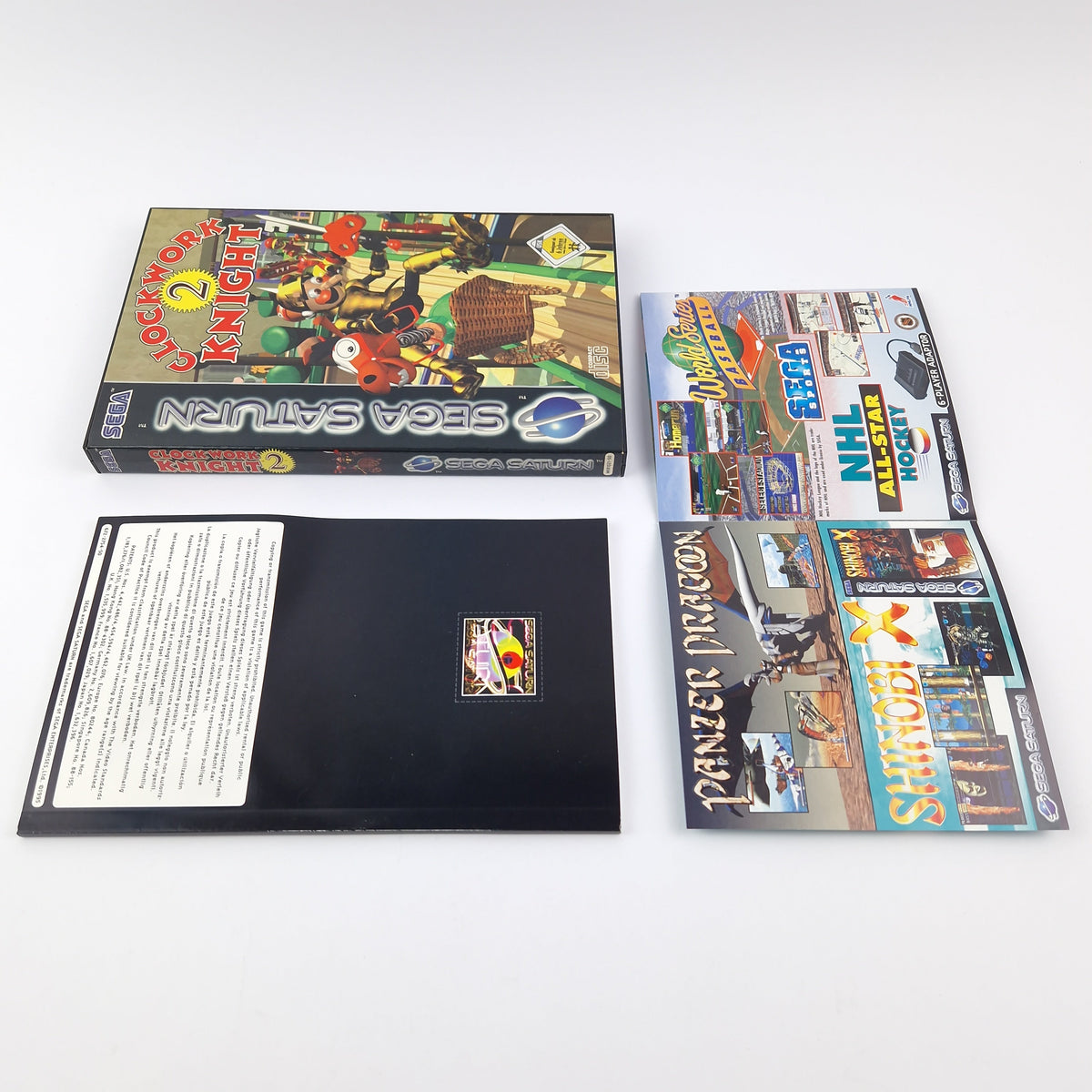 Sega Saturn Spiel – Clockwork Knight 2 OVP PAL