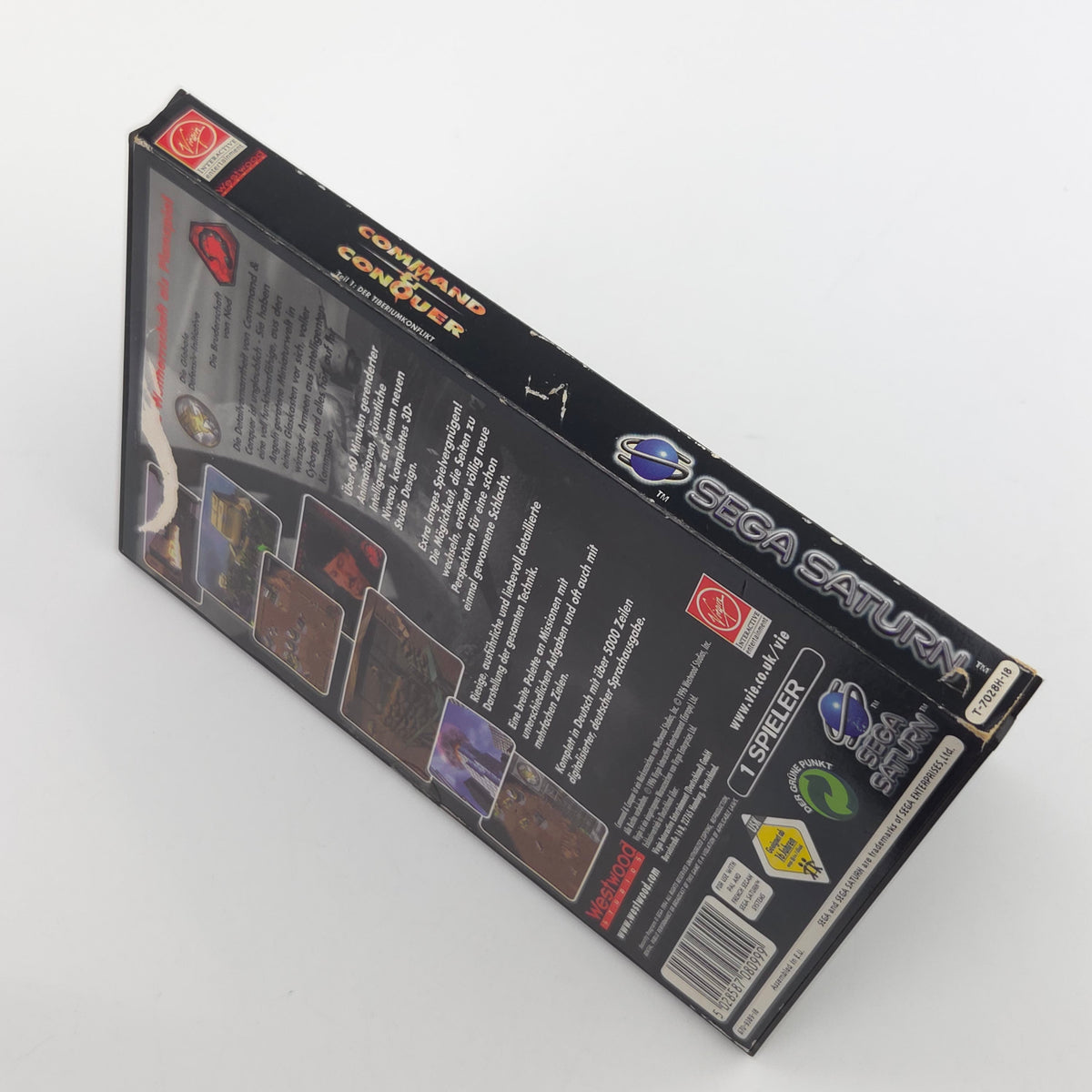 Sega Saturn Spiel Command & Conquer OVP Anleitung PAL DE