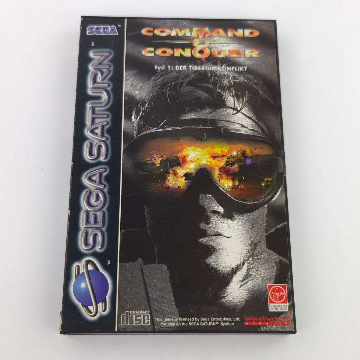 Sega Saturn Spiel Command & Conquer OVP Anleitung PAL DE
