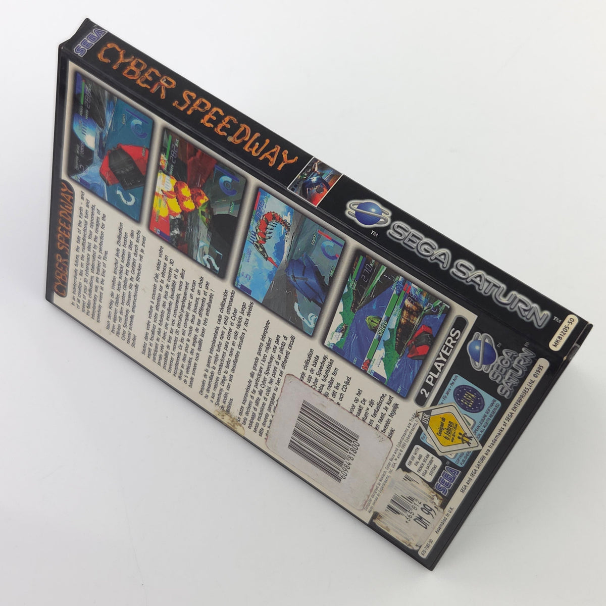 Sega Saturn Spiel Cyber Speedway PAL OVP Anleitung CD