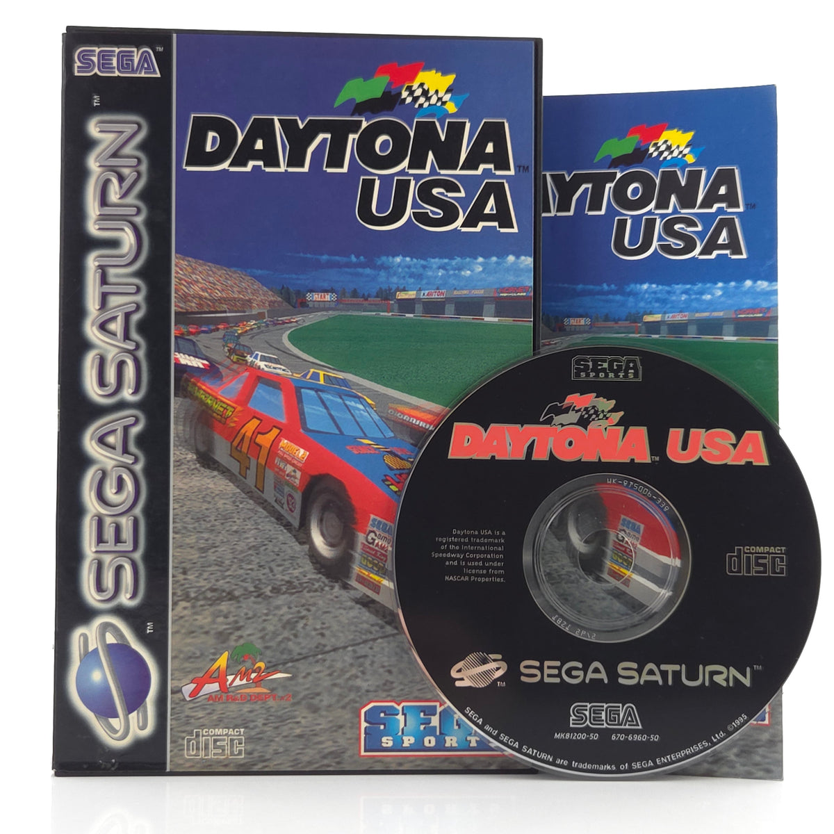 Sega Saturn Spiel Daytona USA OVP PAL Sega Sports EUR