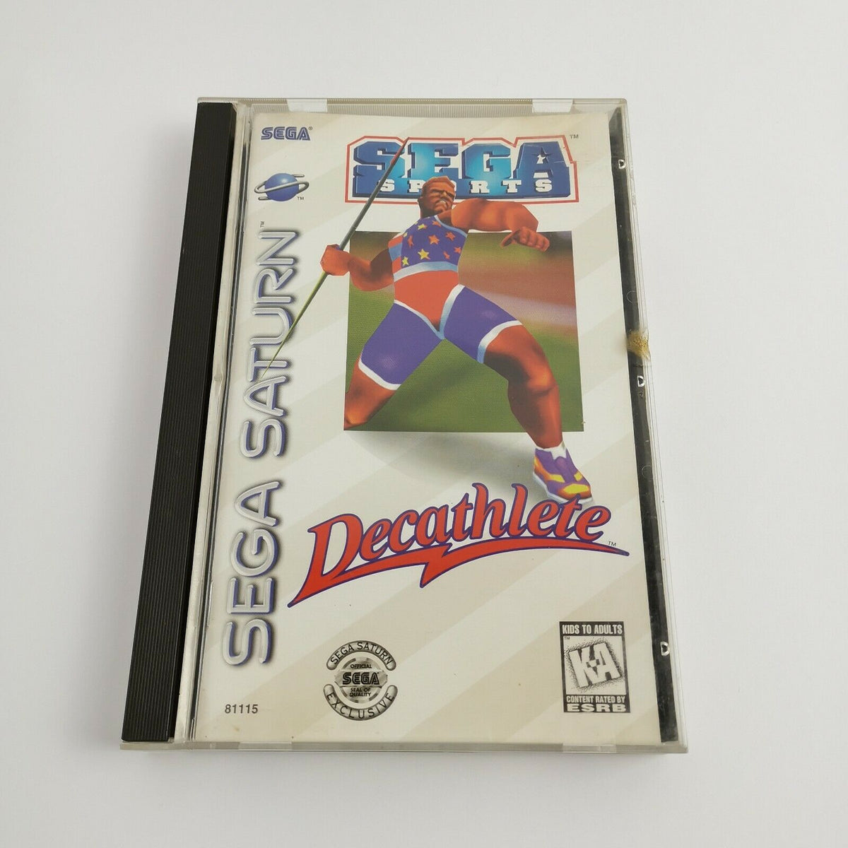 Sega Saturn Spiel – Decathlete Sega Sports (NTSC-U/C OVP)
