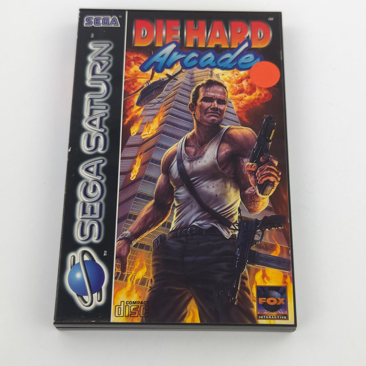 Sega Saturn Spiel Die Hard Arcade OVP PAL EUR USK18