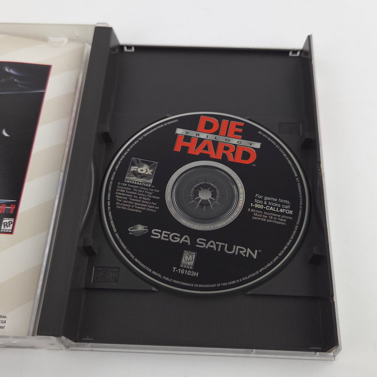 Sega Saturn Spiel Die Hard Trilogy NTSC-U USA OVP CIB