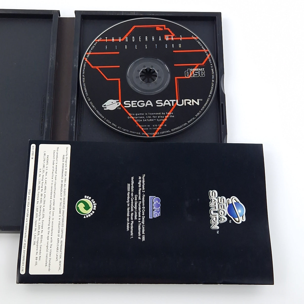 Sega Saturn Spiel – Firestorm Thunderhawk 2 OVP PAL