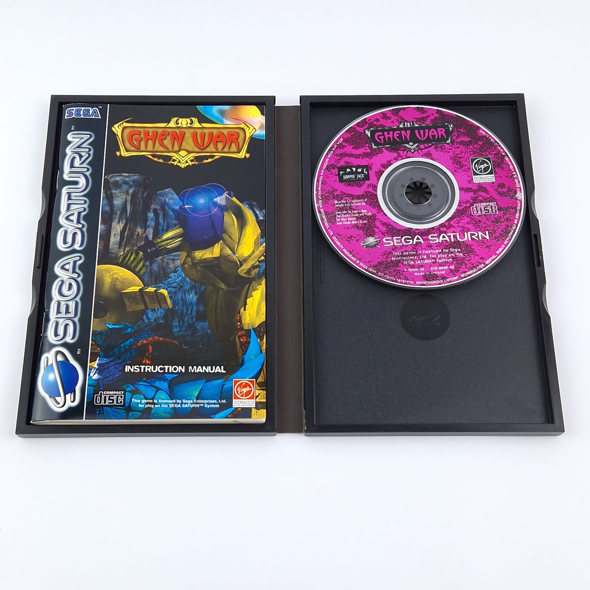 Sega Saturn Spiel – Ghen War OVP Anleitung CD PAL