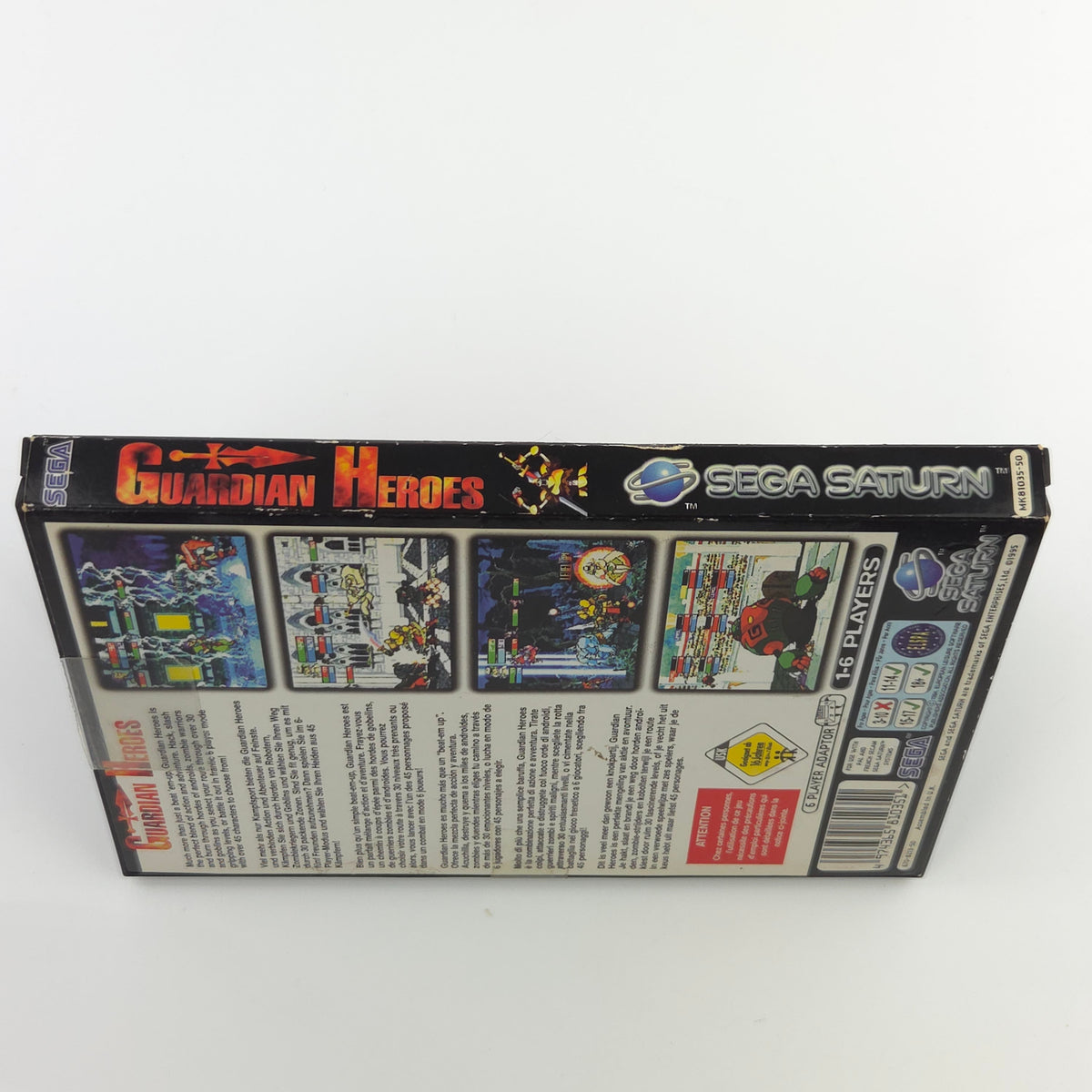 Sega Saturn Spiel – Guardian Heroes (OVP anleitung stark beschädigt)