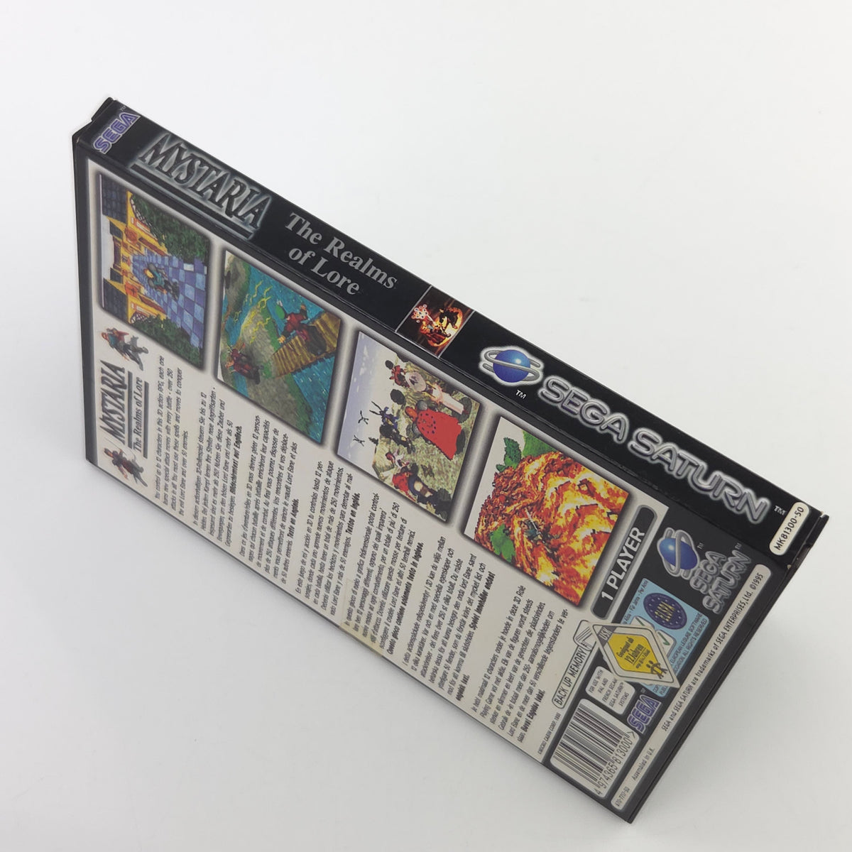 Sega Saturn Spiel Mystaria Realms of Lore OVP PAL EUR