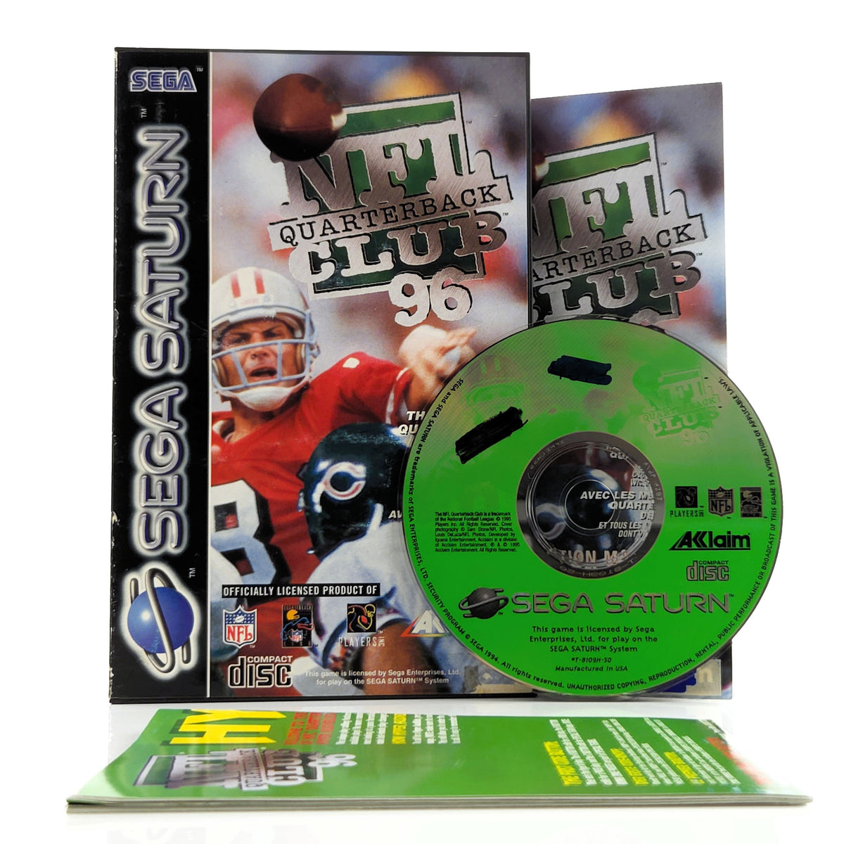 Sega Saturn Spiel – NFL Quarterback Club 96 (PAL OVP)
