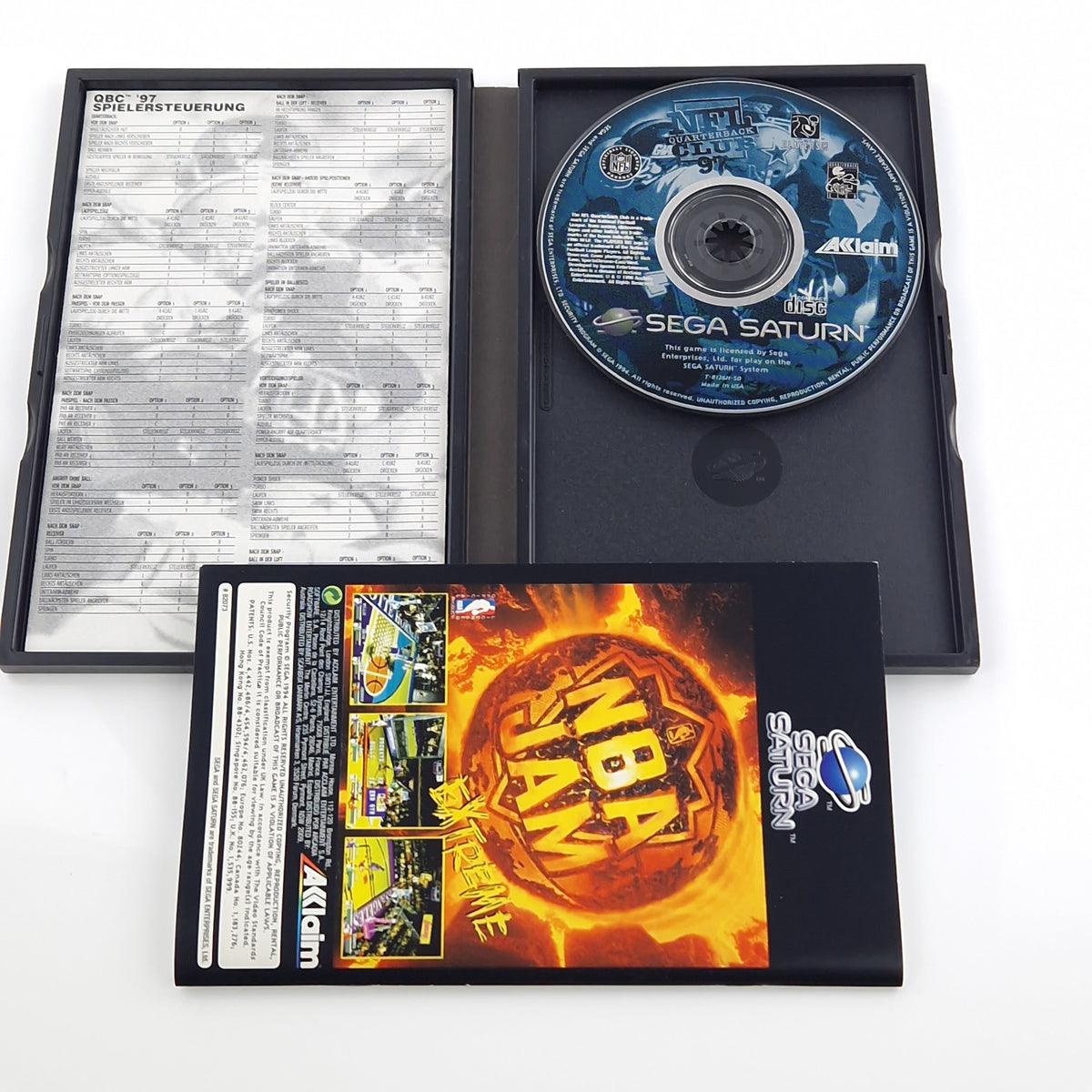 Sega Saturn Spiel – NFL Quarterback Club 97 OVP PAL