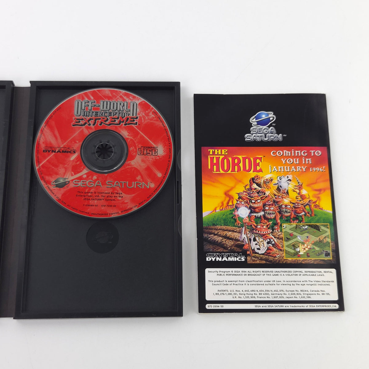 Sega Saturn Spiel Off-World Interceptor Extreme OVP PAL
