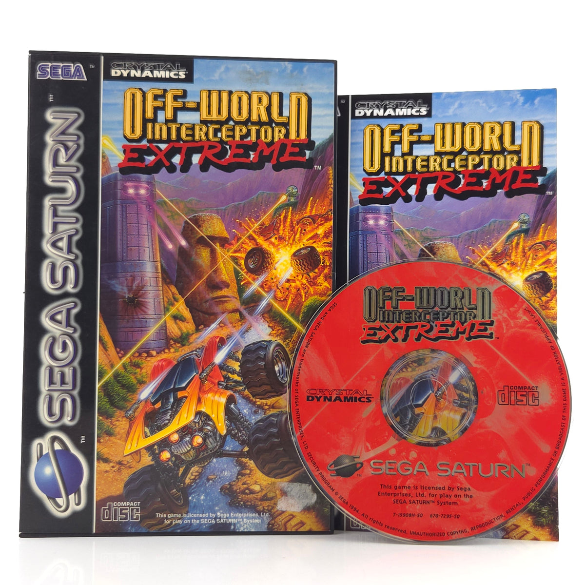 Sega Saturn Spiel Off-World Interceptor Extreme OVP PAL