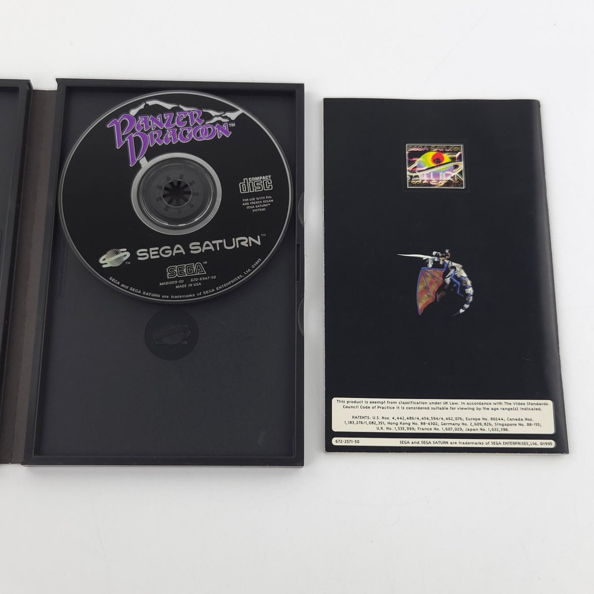 Sega Saturn Spiel Panzer Dragoon PAL EUR OVP Komplett