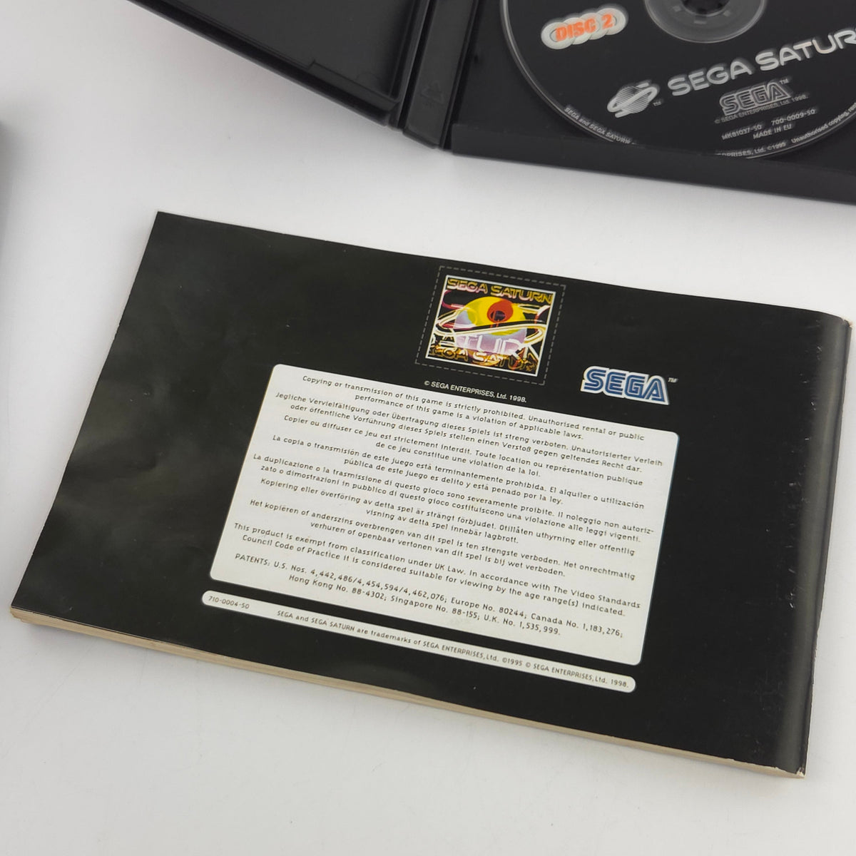 Sega Saturn Spiel – Panzer Dragoon Saga PAL OVP CD-ROM