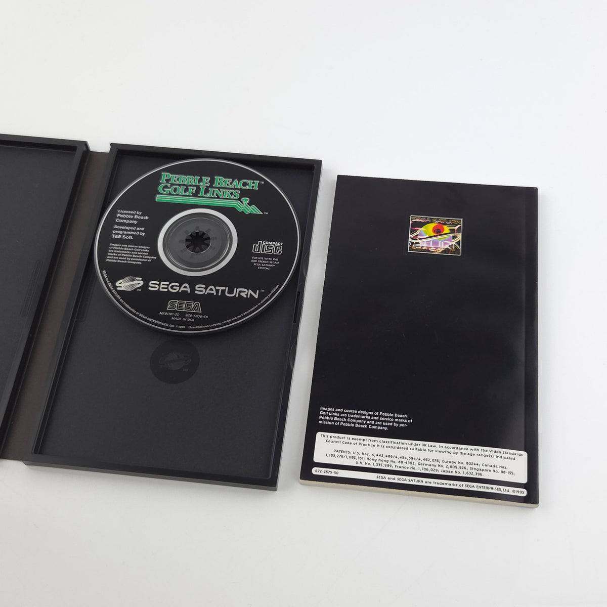 Sega Saturn Spiel – Pebble Beach Golf Links OVP PAL